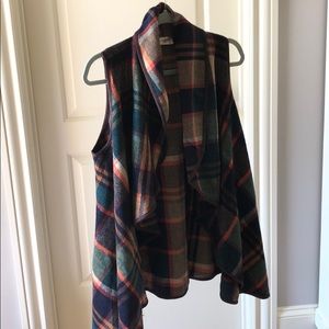 Plaid vest